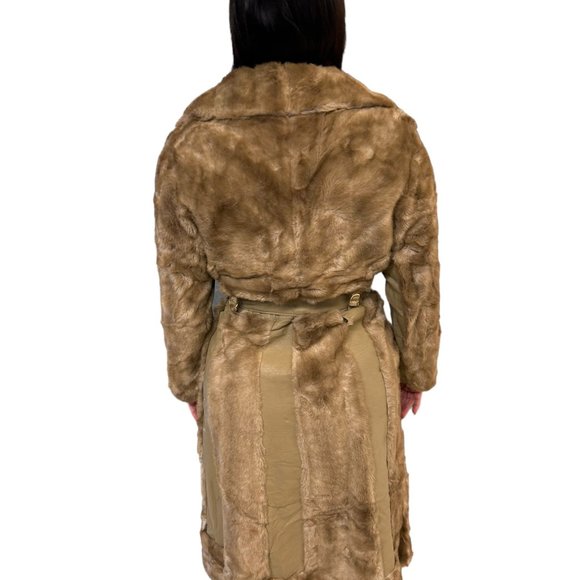 1970's Vintage Faux Fur Coat - Tissavel France - Picture 6 of 14